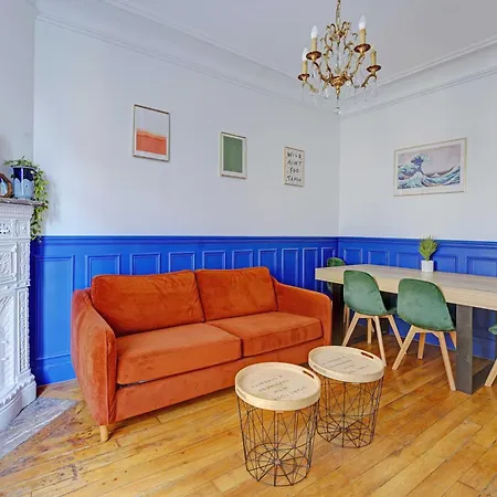 Elegant 1br-4p-paris 15-montparnasse Apartamento